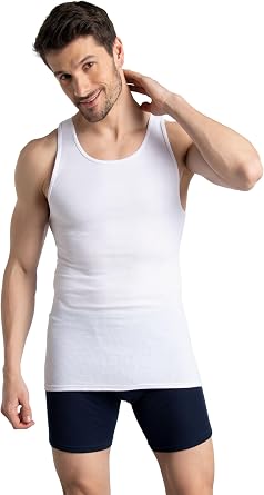 Fruit of the Loom Men's Sleeveless Tag Free Moisture Wicking Tank A-Shirt