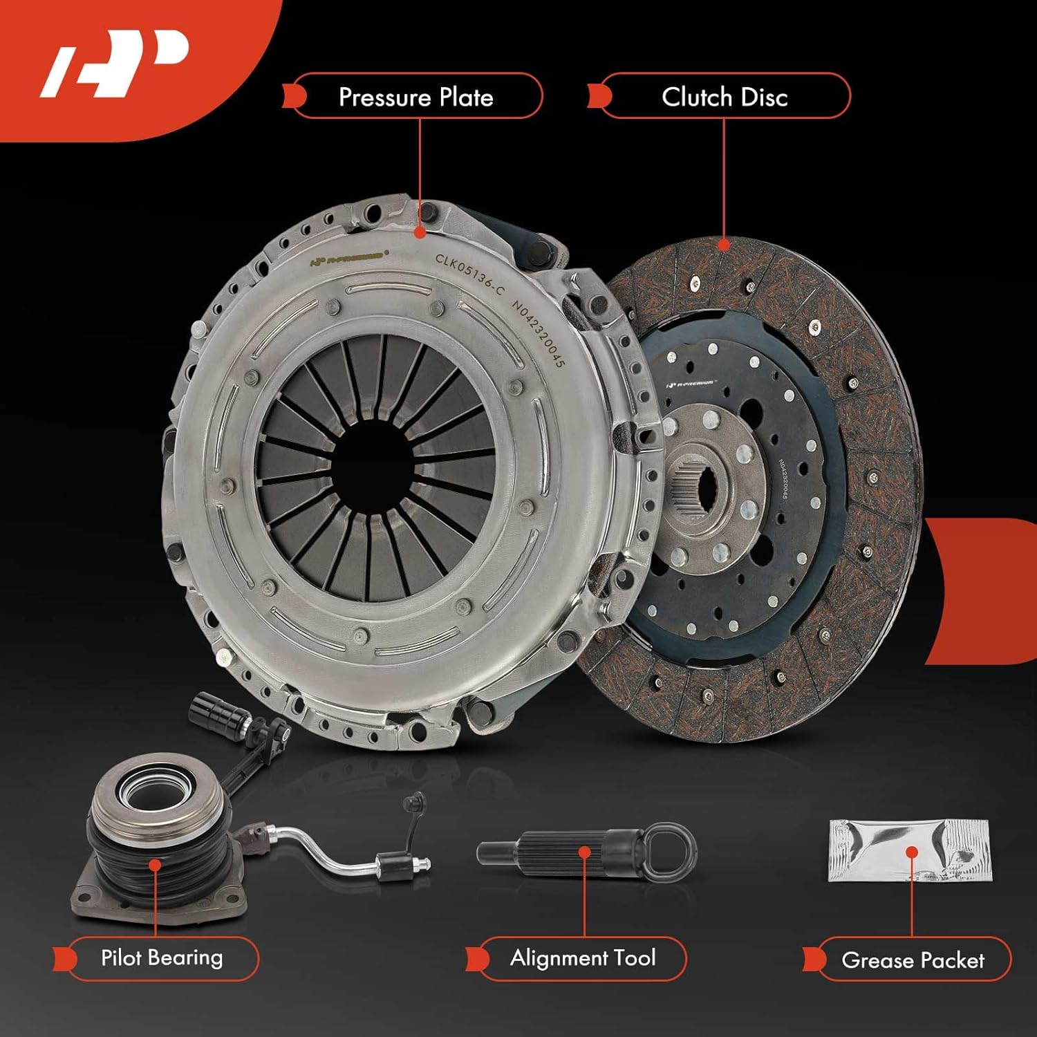 A-Premium Transmission Clutch Kit Compatible with Chrysler PT Cruiser 2003 2004 2005 2.4L