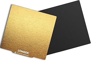 LGT LONGER PEI Sheet, 3D Printer Heatbed Hot Bed, Flexible Magnetic Spring Steel Plate, 310mm*310mm for LK1, LK5 Pro 3D Printer