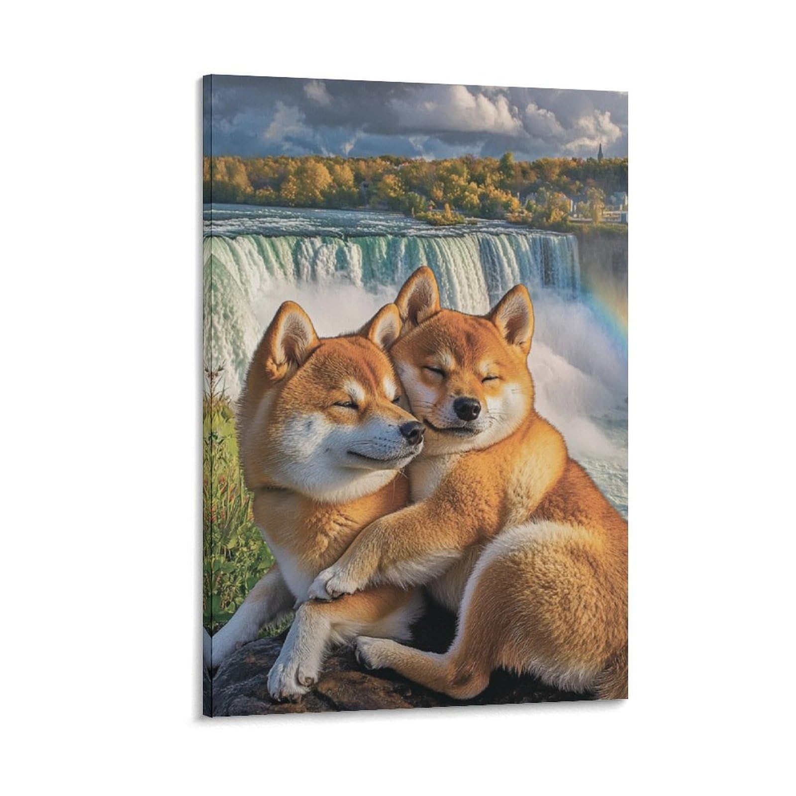 TZOVPCDFA Chien Akita Murale Décoration Murale Image Sur Toile Tableau Impression Sur Toile Pour Salon Chambre Décorations 12x18inch(30x45cm TZOVPCDFA Chien Akita Murale Décoration Murale Image Sur Toile Tableau Impression Sur Toile Pour Salon Chambre Décorations 12x18inch(30x45cm