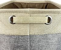 Vista 5 de Cesta de almacenamiento plegable personalizada con un lindo perro bulldog francés, plegable de tela resistente, cubo de almacenamiento para juguetes