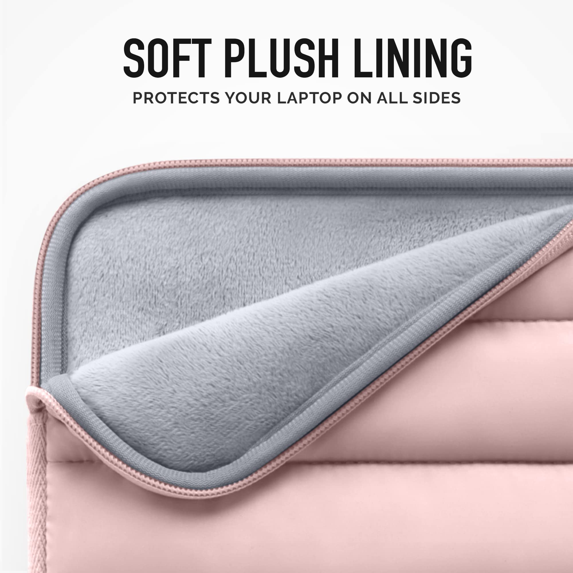 Comfyable Puffy - Custodia per laptop da 15 pollici e 16 pollici, trapuntata, compatibile con MacBook Air