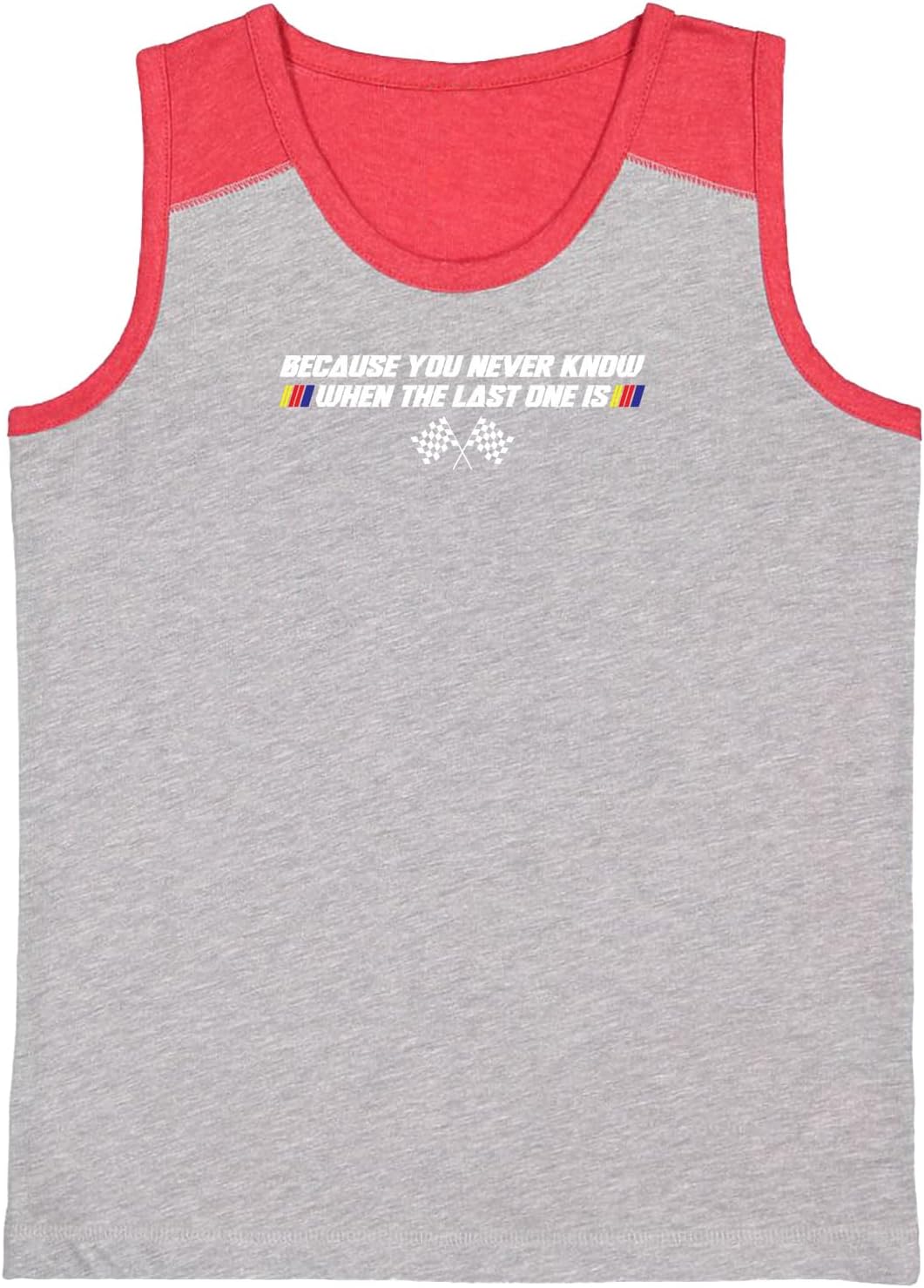 You Never Know When The Last One is Youth Contrast Back Tank Top