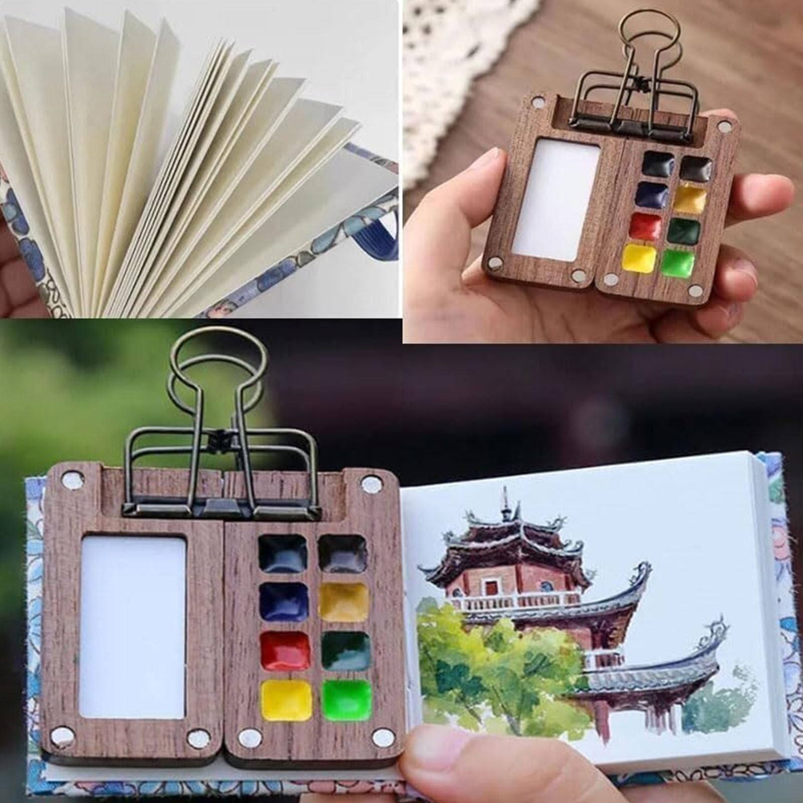 Amazon | Tobios 水彩セット Tobios 水彩キット ポケット水彩絵の具