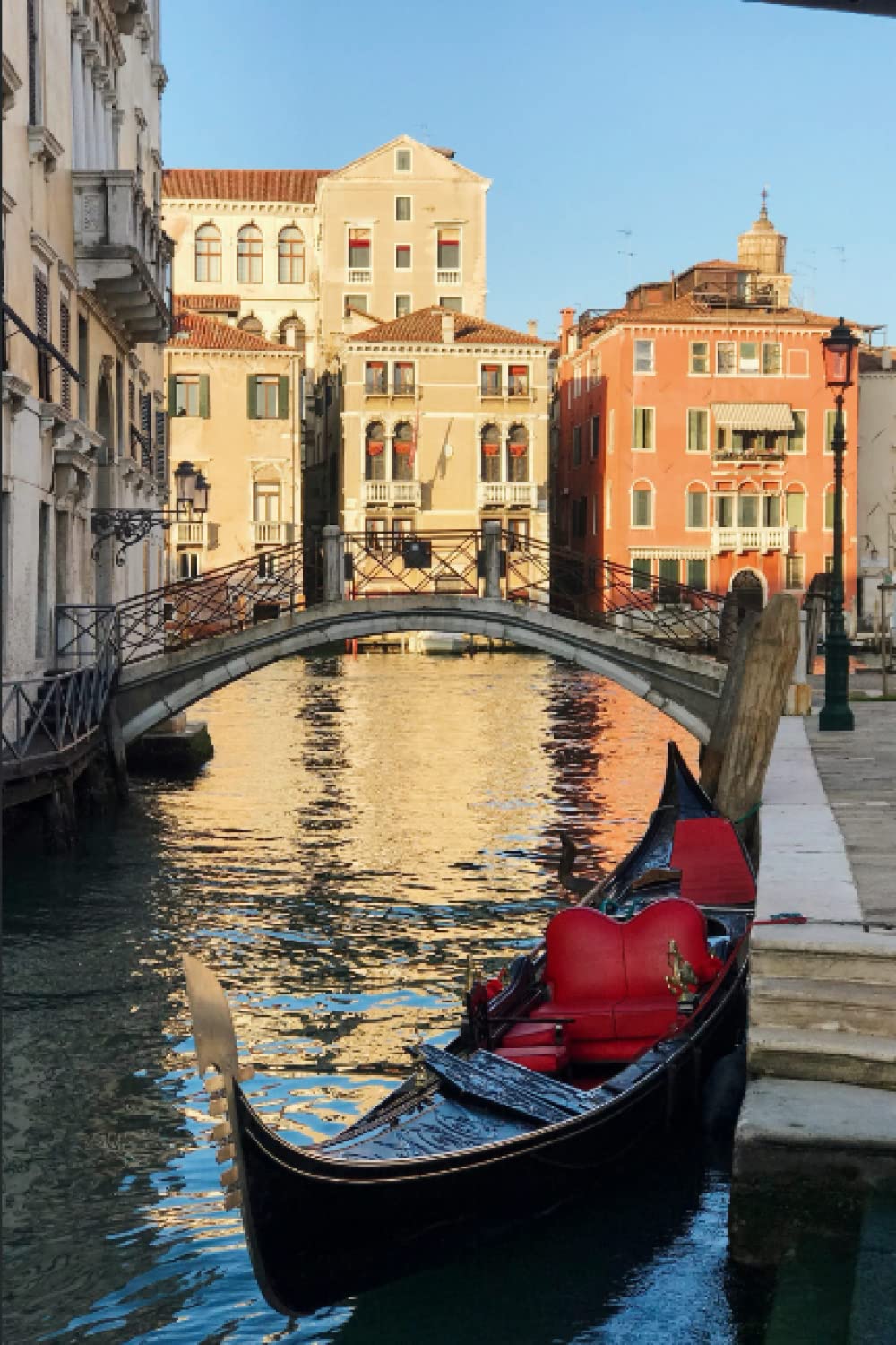 Venice Canal Gondola Lined Notebook
