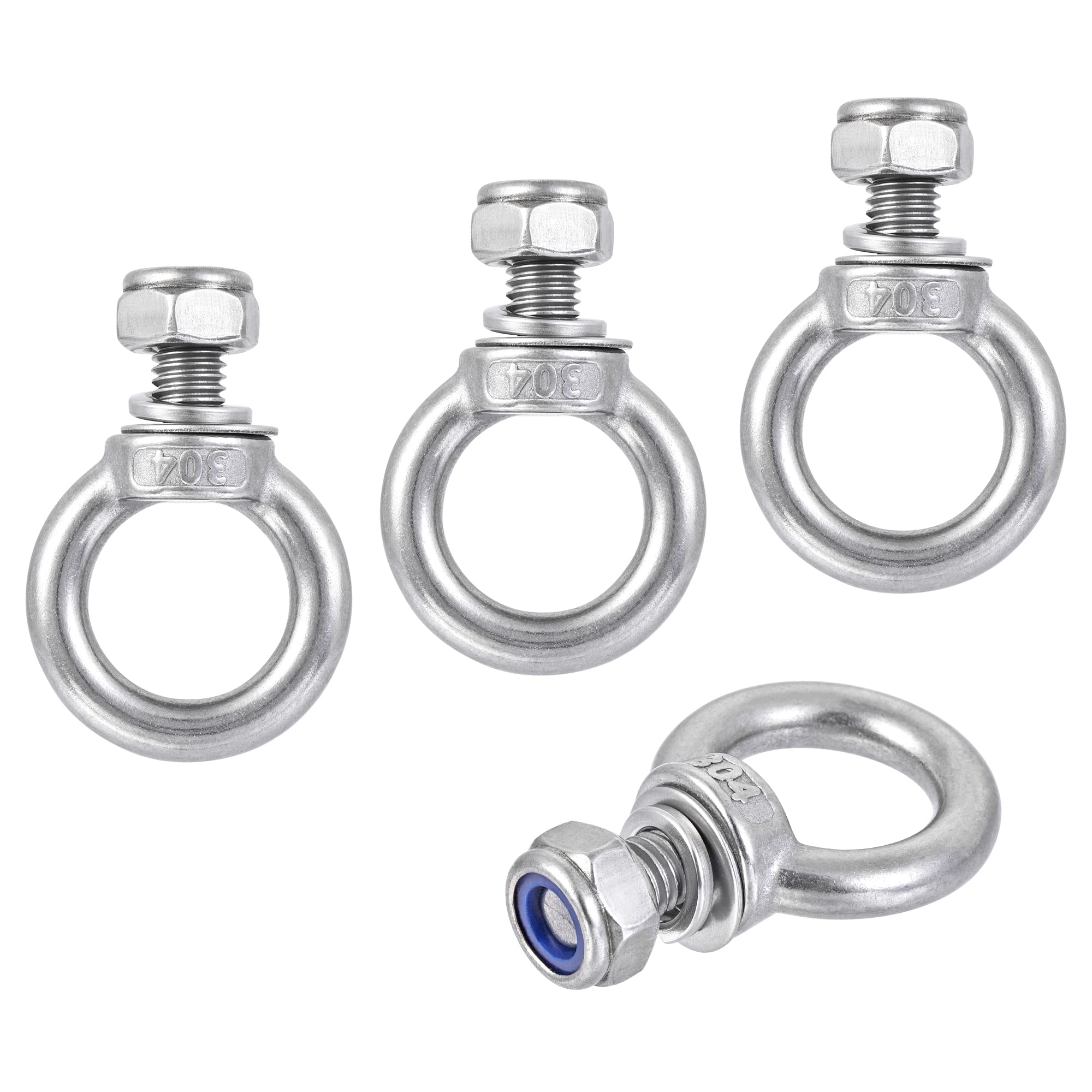 Boulon à œil M10 anti-rouille uxcell en inox 304, résout les problèmes de fixation suspendue