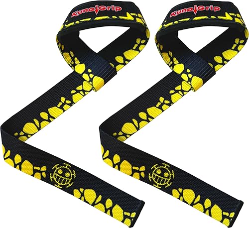 Correas de levantamiento de anime, correas acolchadas para levantamiento de pesas, culturismo, entrenamientos de gimnasio, levantamiento de