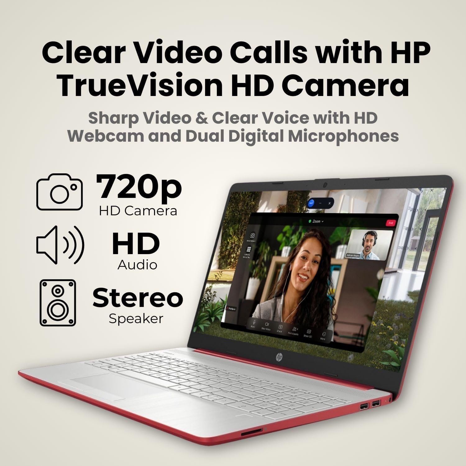 HP 15.6" Laptop for Work & Study | Intel Pentium Processor | 8GB DDR4 RAM | 256GB PCIe SSD | Win 11 | Full-Size Keyboard with Numeric Keypad | WiFi & Bluetooth | RJ-45 | HDMI | Media Card Reader