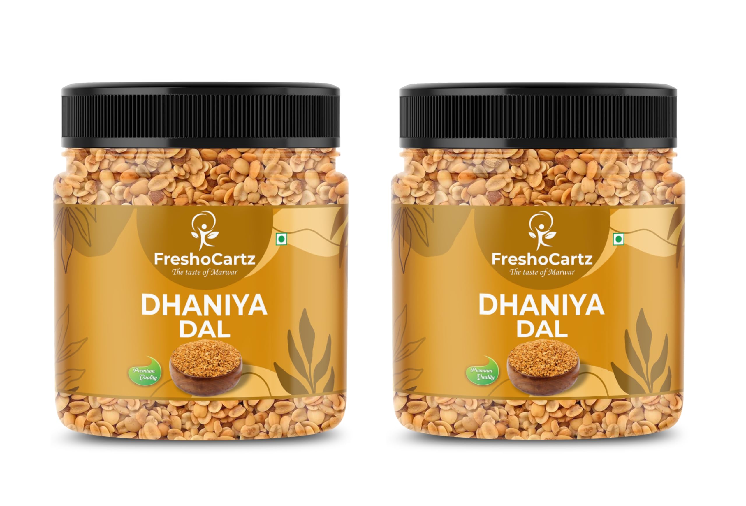 FreshoCartz Dhana Daal Mukhwas | Roasted Split Coriander Seeds, Mildly Salted - Jar Pack (Dhana Daal, 300g (Pack of 2)) (B0D6GPJZMQ) Amazon Price History, Amazon Price Tracker