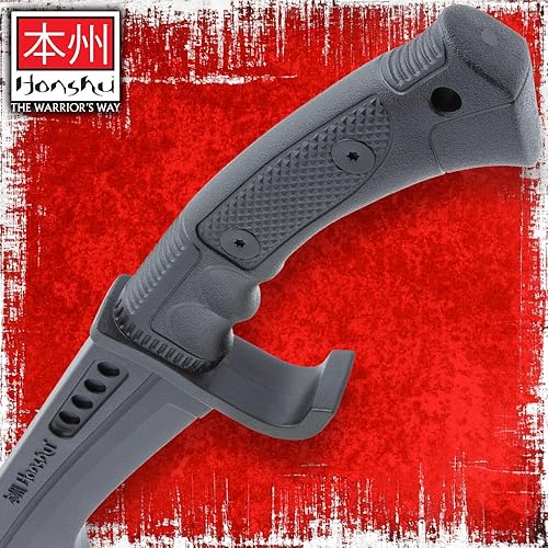 Miniatura 3 de HONSHU Practice Spartan Sword - Construcción de polipropileno de una pieza, mango texturizado, peso y tamaño equilibrados, prácticamente