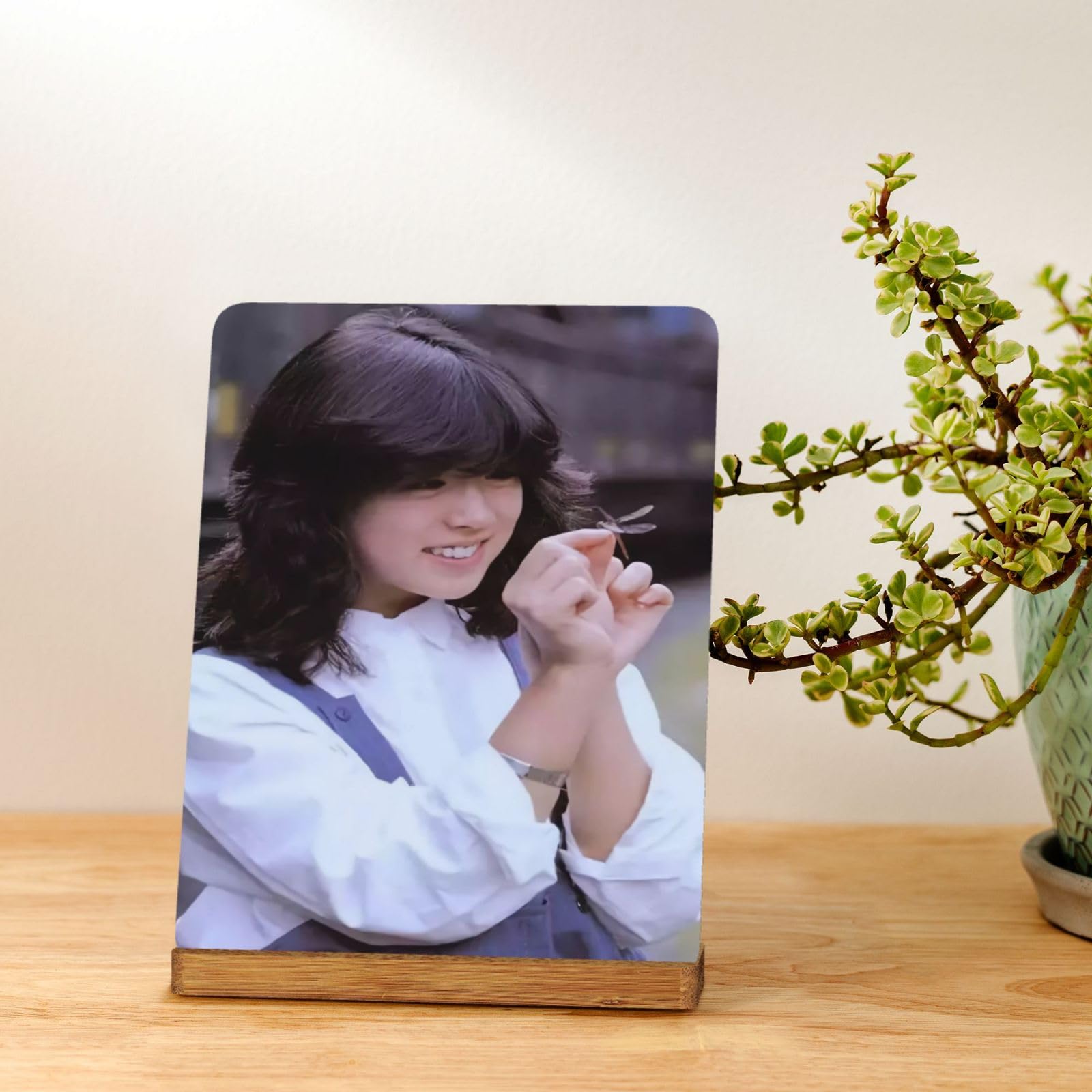 中森明菜　フォトスタンド Amazon.co.jp: 中森明菜 写真立て 写真フレーム L版 金属制 卓上フォト