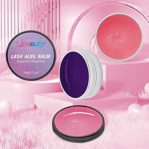 Miniatura 7 de Libeauty Lash Glue Balm Lash Lift Adhesive 0.71Oz20G Strong Sticky Fruit Flavor Eyelash & Eyebrow Perm Glue Balm for Long Lasting Individual Brow