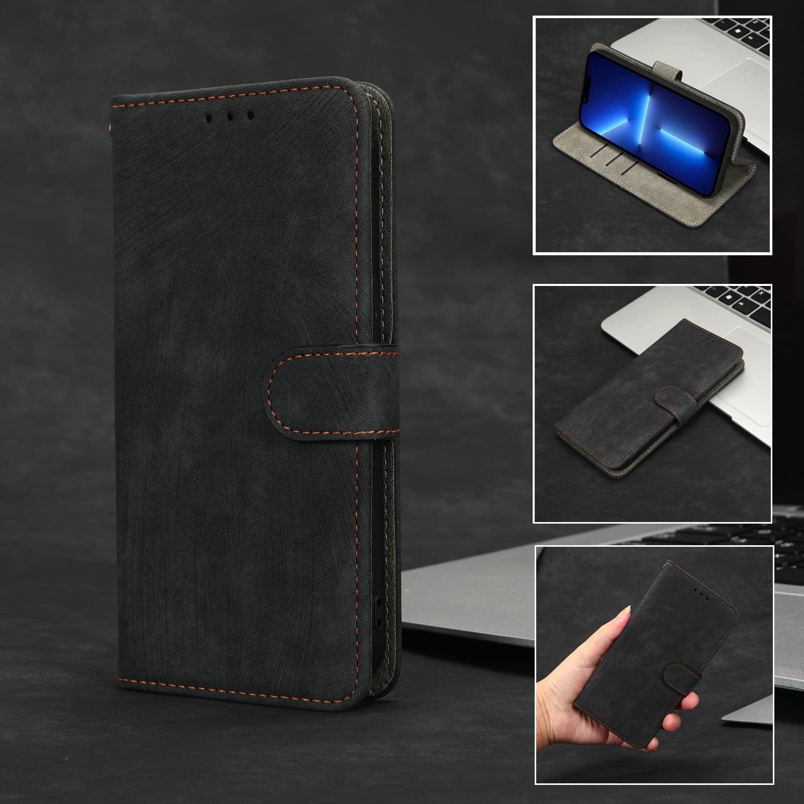 Schutzhülle Für UMIDIGI Power 5S – Mit RFID-Schutz, Kartenfächern & Handschlaufe – Inkl. Displayschutzfolie