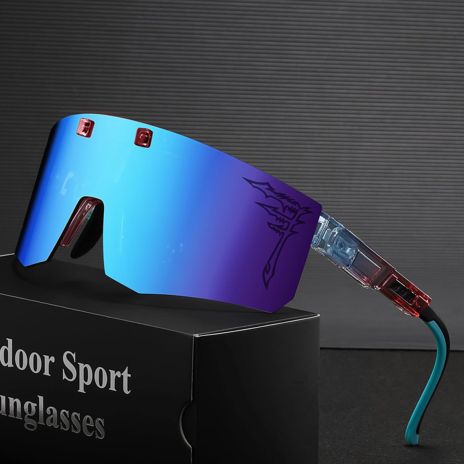 FIXEROS Flip Up Kids Sunglasses Youth Baseball Sunglasses UV400 Sports Sun Glasses For Boys Girls Children TR90 Shades