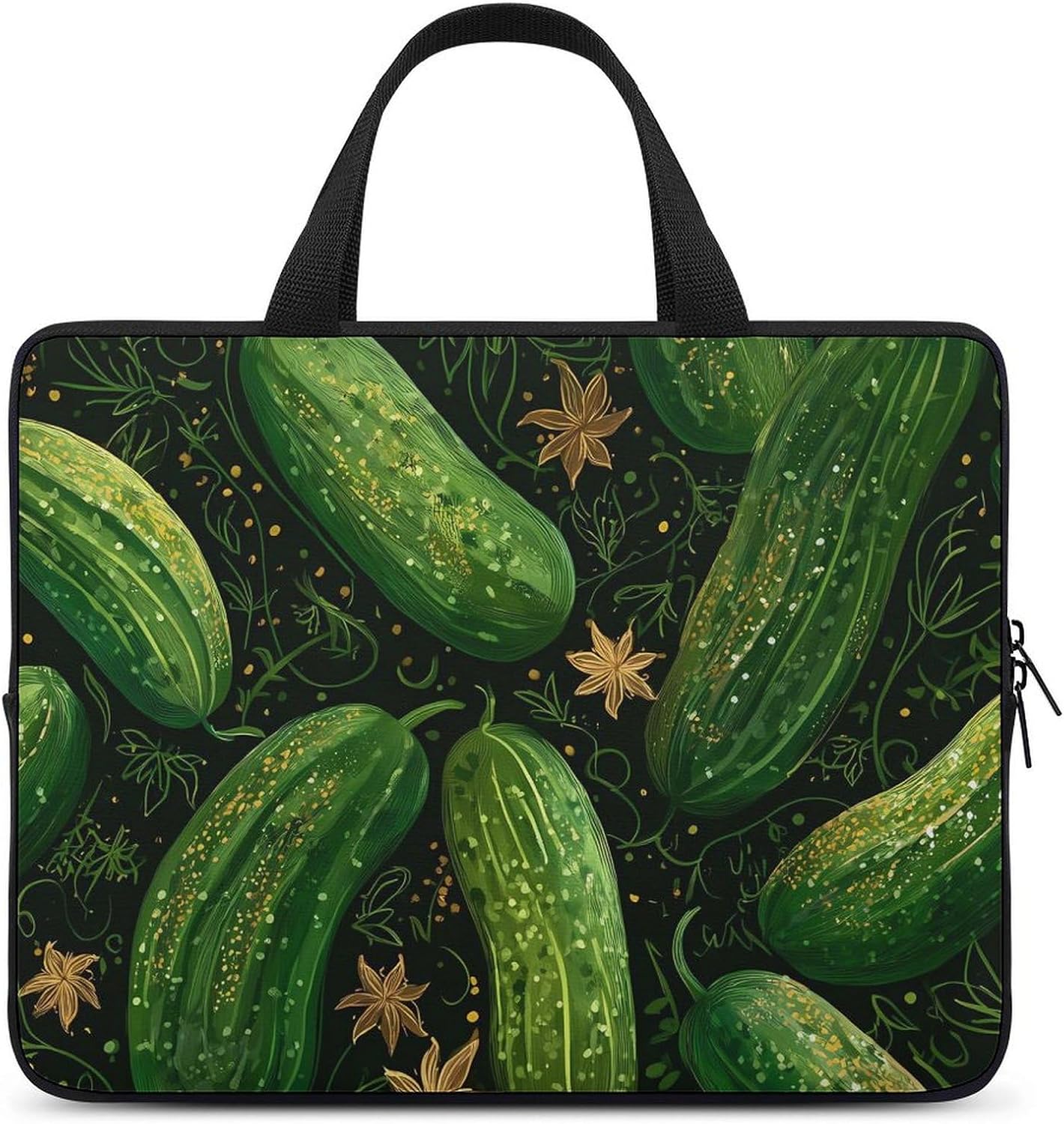 Pickle Cucumbers Laptop Sleeve Briefcase Bag 15inch