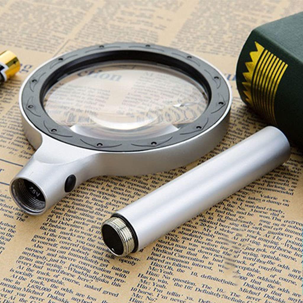 Magnifying Glasses 10X Handheld Magnifying Glass Reading Handheld Magnifier,Magnifying Glass Retro Magnifying Lens for Reading, Repair, Fault Finding The New