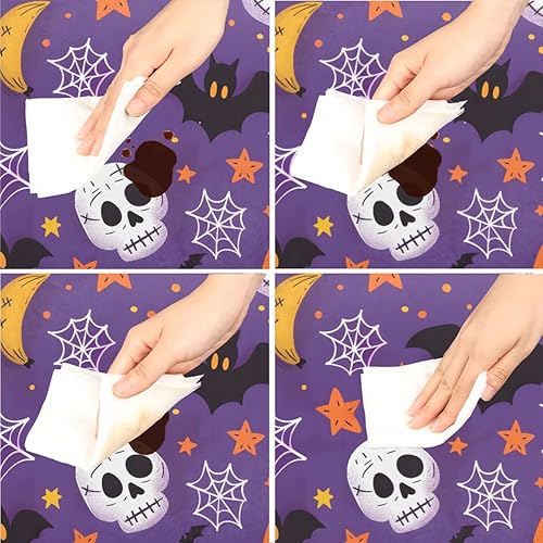 Vista 249 de Pardick Mantel redondo ajustable con diseño de flores de arte en acuarela con mantel elástico, mantel elástico redondo, impermeable, lavable, se