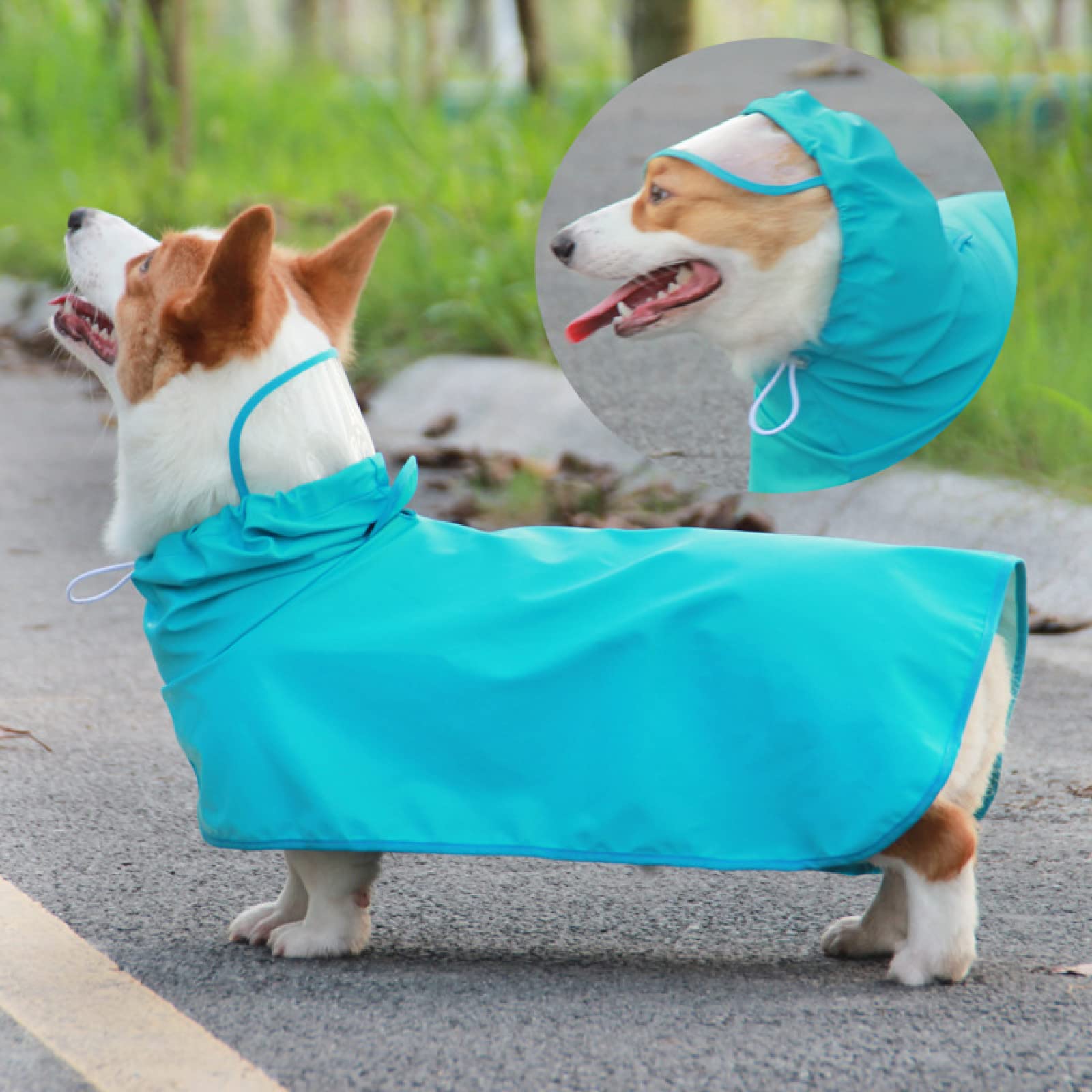 Mały Średni I Duży Pies Płaszcz Wodoodporny Płaszcz Przeciwdeszczowy Dla Zwierząt Outdoor Dog Płaszcz Przeciwdeszczowy Corgi Husky Sznaucer Mops Labrador Płaszcz Przeciwdeszczowy,Żółty,3XL 10-12,