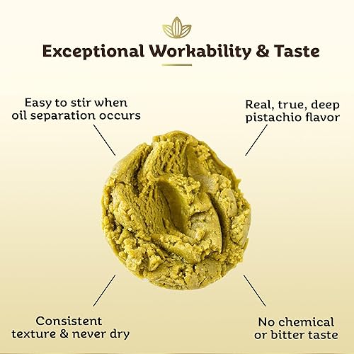 Miniatura 5 de Cocoläat European Style Pistachio Praline Pasta | Pasta de pistacho endulzado para hornear, saborizar y rellenar pastelería | Pistachos California