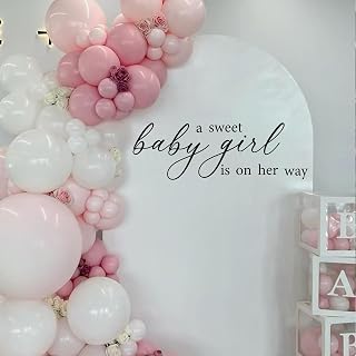 A Sweet Baby Girl is on Her Way Wall Decal