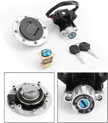 Miniatura 3 de Llave de encendido Llave de bloqueo de tapa de gasolina para Suzuki V-Strom DL650 DL1000 02-12