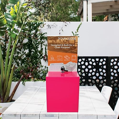 Miniatura 5 de Caja de donación alta premium para caridad con letrero Holde de 6.75 x 8.5