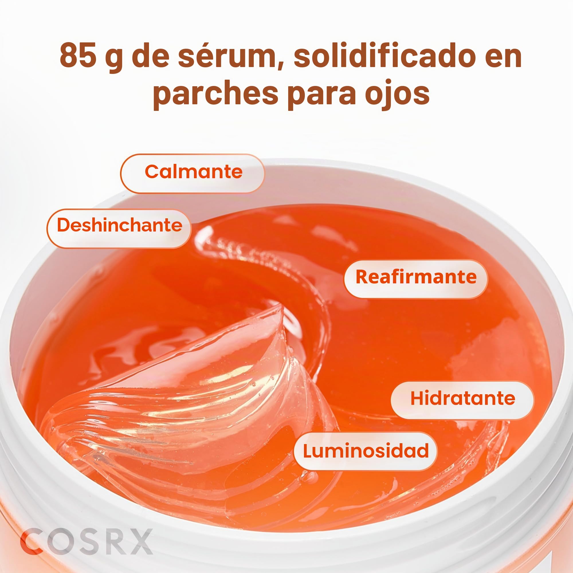 COSRX 5 PDRN Parches de hidrogel vitalizantes de colágeno, 60 parches, parches desinflamatorios para debajo de los ojos con PDRN, colágeno, mascarillas para ojos para una zona de ojos más suave y con