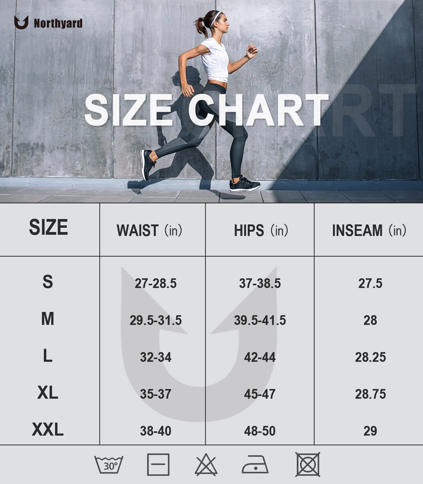 NORTHYARD Jogginghose Damen Leichte Schnelltrocknend Trainingshose Stretch Fitness Sporthose Lang Wasserdicht Wanderhose mit Reißverschlusstaschen