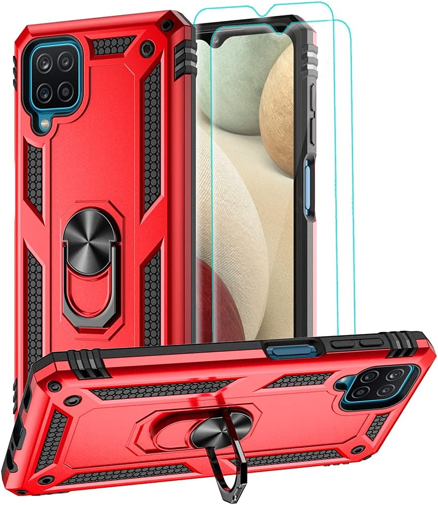 Samsung A12 Case, Galaxy A12 Case with HD Screen Protector