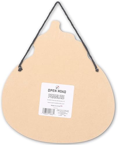 Miniatura 8 de Peanuts Snoopy Jack-O-Lantern - Guirnalda de Halloween colgante de madera para decoración de pared, divertido letrero de Snoopy para el hogar