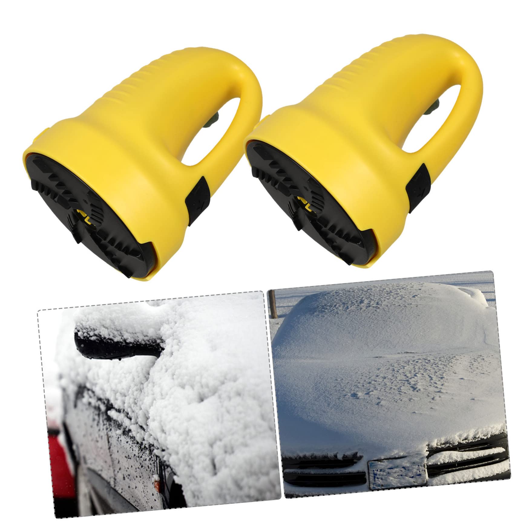 Alipis Strumento Multifunzione per Rimozione Neve e Ghiaccio Auto, Pala Antigelo in ABS Resistente, Raschietto Parabrezza Pratico per Inverno e Guida Sicura