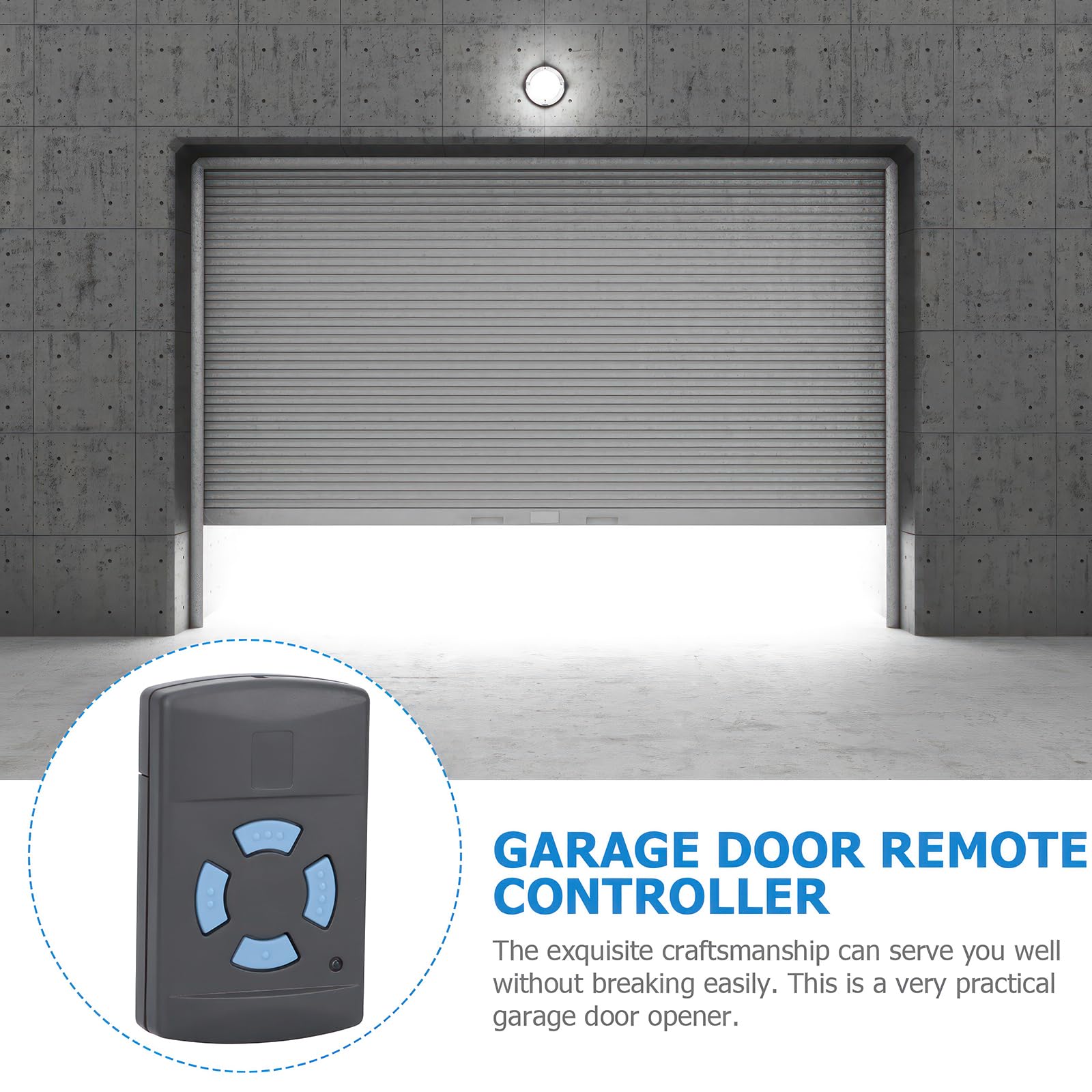 Lot de 2 télécommandes de porte de garage 868 MHz Miawtro - Compatible avec Hörmann Hsm4-868, Hsm2/Hs/Hse/Hsz Hsp/Hsd-868, ouvre-porte de garage - Télécommande pour porte de garage