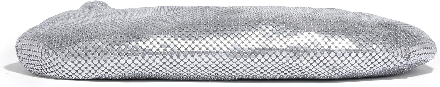 YUWITA Metallic Evening Bag Small Bling Sparkly Sequin Clutch Purses for Women Dressy Wedding Party Formal Events