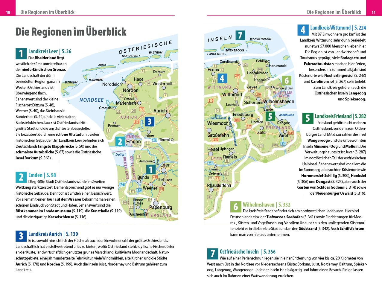 Reise Know-How Reiseführer Ostfriesland: Mit Landkreis Friesland und Wilhelmshaven