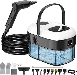 Pressurized Steam Cleaner, 3-Level Adjustable Handheld Steamer Cleaning for Home, 15s Fast Heat-Up &