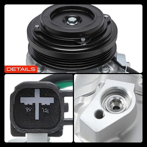 Miniatura 9 de A-Premium Compresor de A/C con embrague compatible con Ford F-150 3.5L 2017-2020, Expedition 3.5L 2018-2021, Lincoln Navigator 3.5L 2018-2021