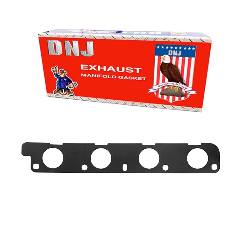 Jogo de juntas do coletor de escape DNJ EG802 para Audi e Volkswagen A3, A3 Quattro e A4 2.0L – 1 unidade