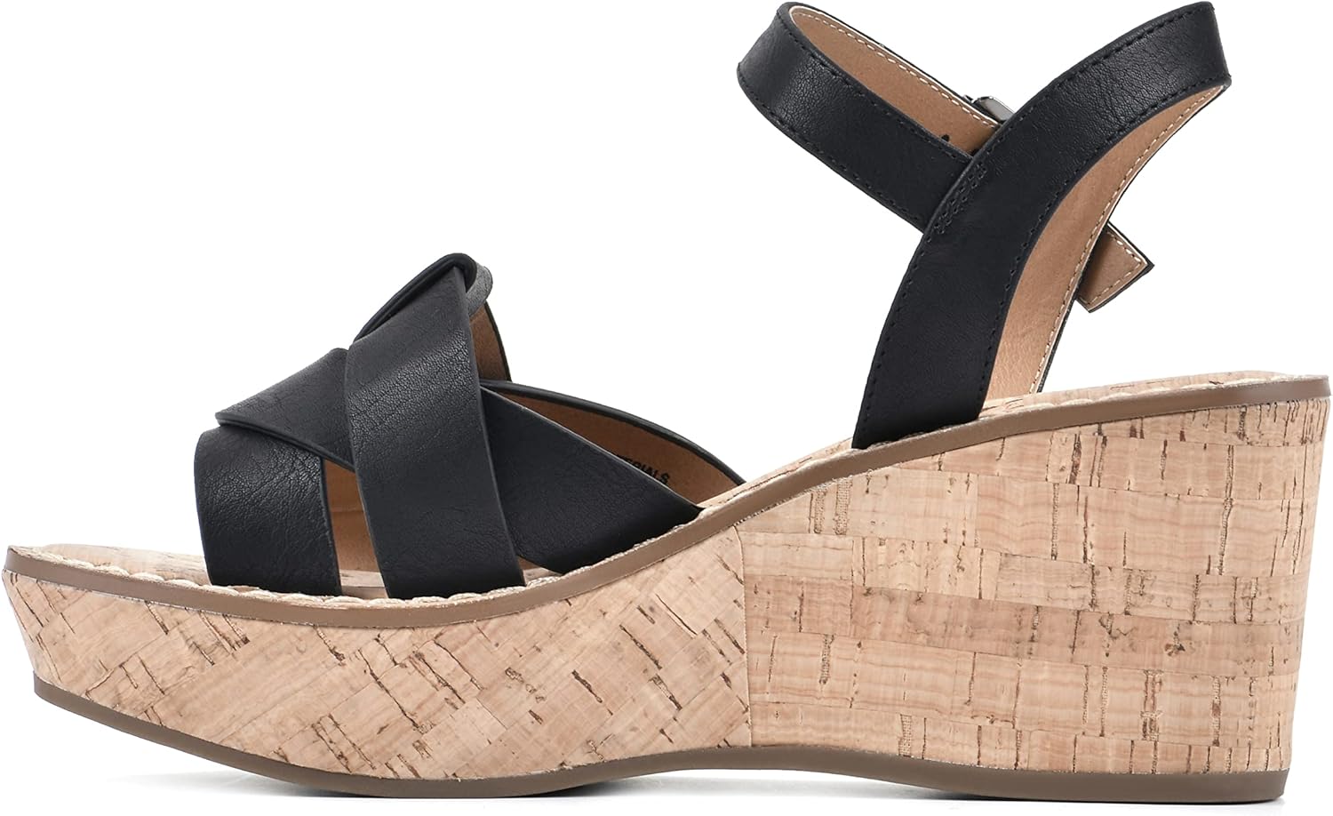 WHITE MOUNTAIN Women's Simple Wedge Sandal - Image 3