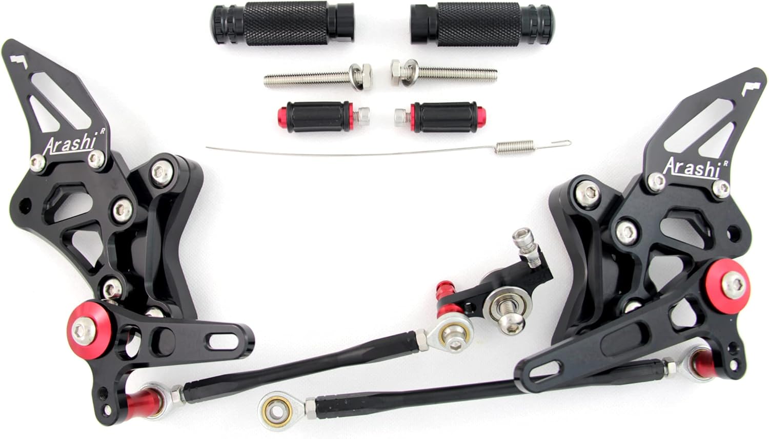 Arashi Rearsets Footrests FootPegs for Ducati 1098 1098S