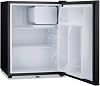 Subcold Eco75 Mini Fridge Black | Table-Top Model | Counter-Top Fridge | Solid Door with Chiller Box | Lock & Key | Energy Efficient (74L, Black) [Energy Class E]