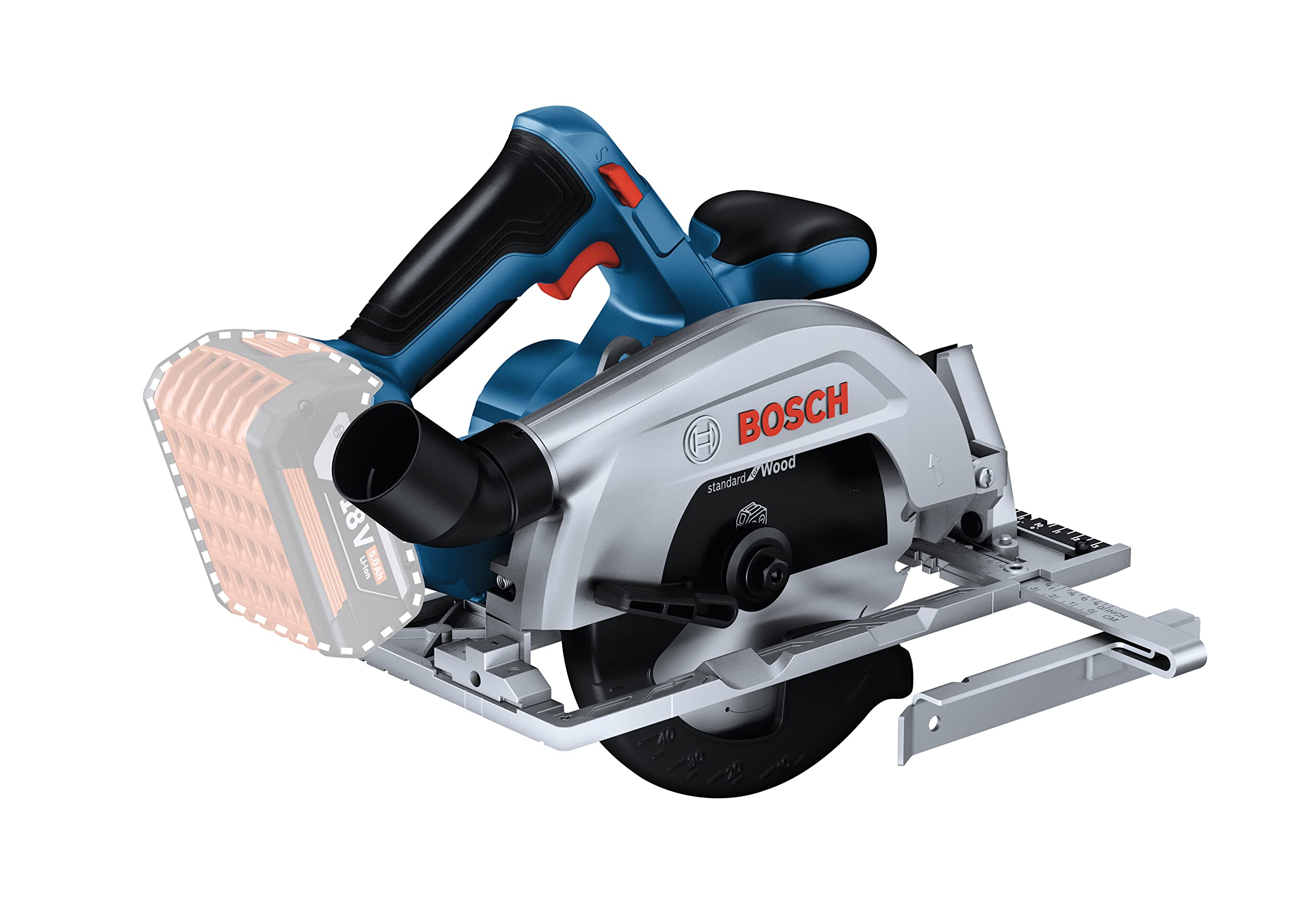 Bosch Professional GKS 185-LI Akülü Daire Testere (18 Volt, SOLO, Testere çapı: 165 mm, Göbek çapı: 20 mm, Ahşapta kesme kapasitesi: 57 mm, Karton kutuda)