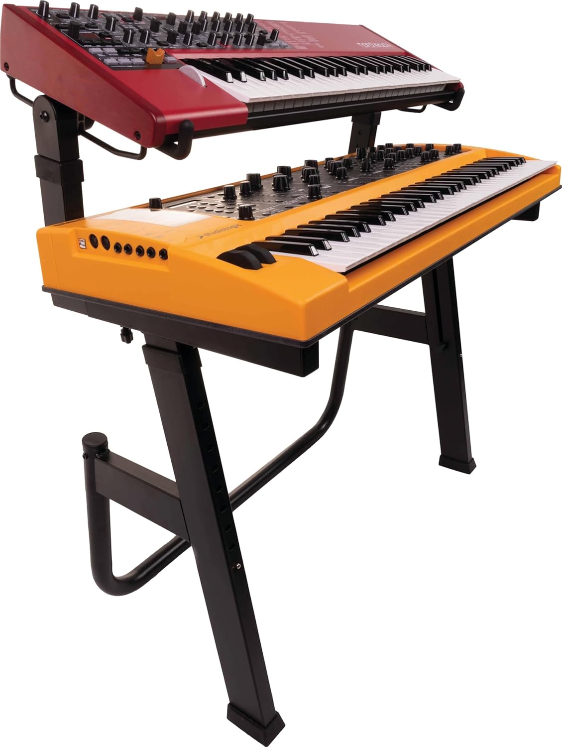 QUIK LOK Tilt, Height & Depth Adjustable Second Tier Add-on for M-91 (M-2BK),black