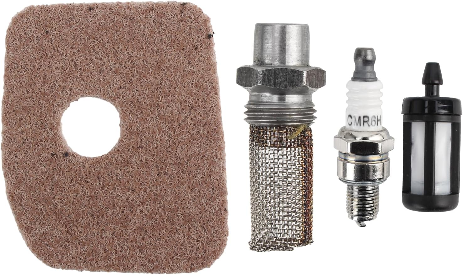 MOTOALL Muffler Stub Spark Arrestor w/Screen Fits BG55 BG56