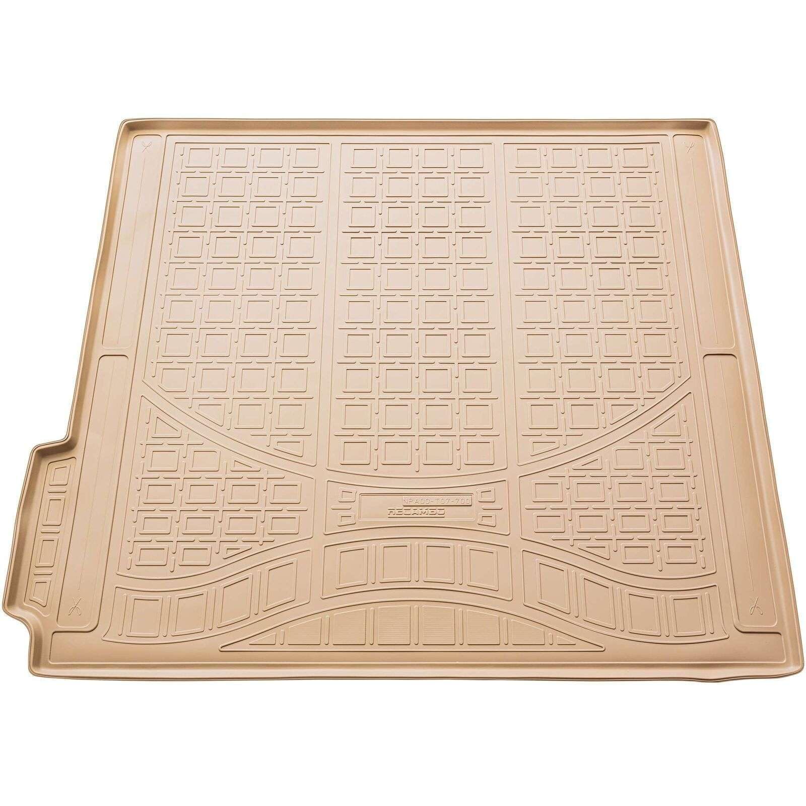 RECAMBO Juego de alfombrillas de goma y alfombrillas para maletero de BMW X5 | Tipo F15 | año de fabricación 2013-2018 - 100% ajuste perfecto para el suelo del coche y alfombrilla de maletero de TPE