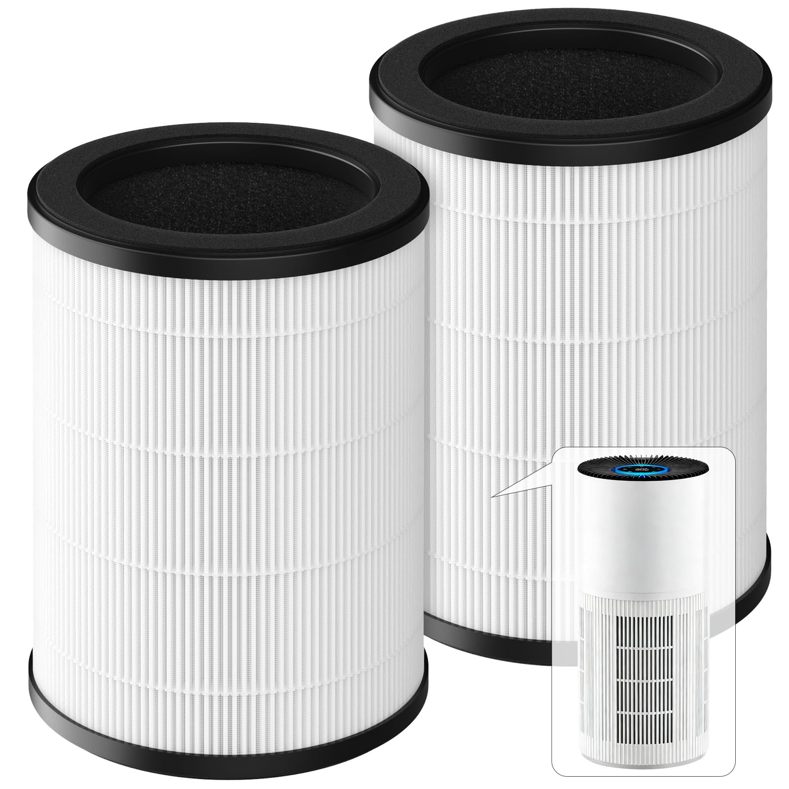 Filtre Cobectal ZQA-6000A lot de 2 recharges HEPA H14 VNIUP filtration maison 360