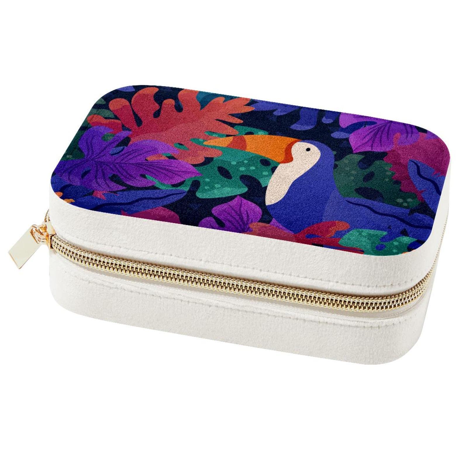 Boîte à bijoux de voyage portable pour partir en weekend avec vos colliers et bagues