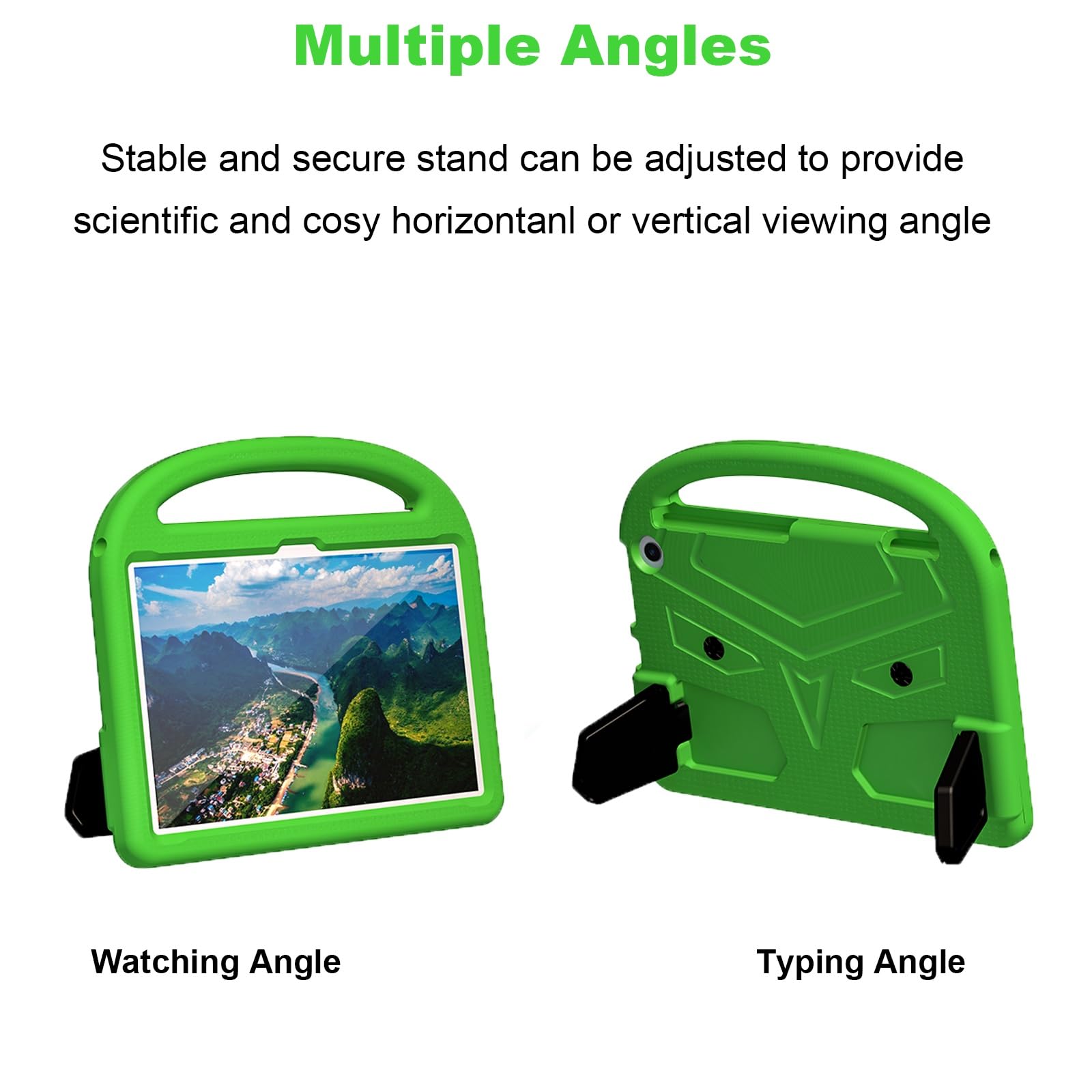 Custodia protettiva per tablet PC compatibile con Kindle Fire HD 11 (2023), custodia per tablet compatibile con bambini, leggera EVA antiurto a prova di caduta, custodia per tablet con manico e