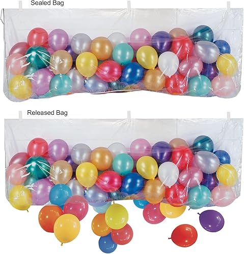 Miniatura 2 de Bolsa de globos de plástico con accesorio de fiesta de globos (1 unidad)