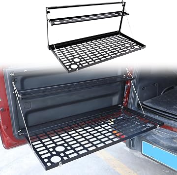 لحقيبة تخزين المخرج الجانبي لوحدة التحكم المركزية لسيارة تويوتا FJ Cruiser 2007-2021 وصندوق تخزين صندوق السيارة ورف تخزين صندوق السيارة