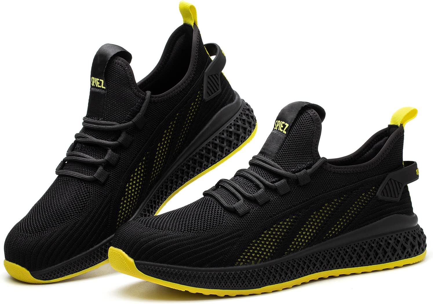 Unisex Safety Trainers with Protective Toe Cap, Puncture Proof Work Shoes for Men and Women, Breathable Safety Sneakers for Work and Daily Wear